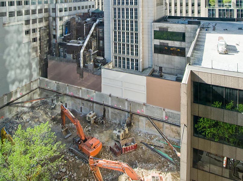 Paley Center, New York, New York, Careful neighbors.